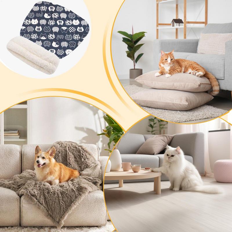 Cat Bed Enclosed Warm Soft Cute Plush Windproof Plush Cat Cave Bed For Outdoor Living Room Winter Cold Weather Family Kitten CN
Cat Bed Enclosed Warm Soft Cute Plush Windproof Plush Cat Cave Bed For Outdoor Living Room Winter Cold Weather Family Kitten CN