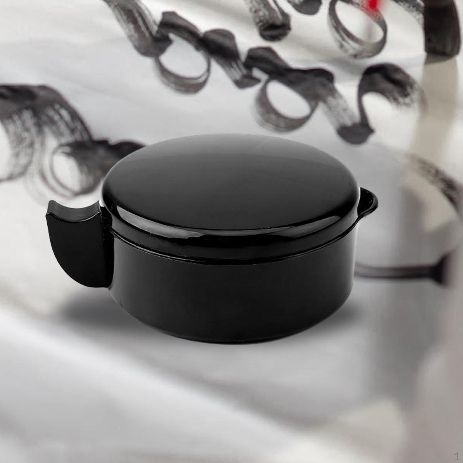 Inkstone Ink Container Pen Holder Portable Tray Stone for Lettering Arts Crafts Accessories чорний
Inkstone Ink Container Pen Holder Portable Tray Stone for Lettering Arts Crafts Accessories чорний