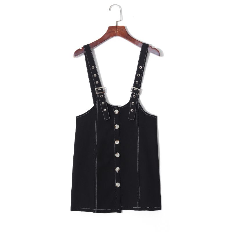 Осень 2023 Женская одежда Свежий стиль преппи Юбка Высокая талия Пуговицы в первом ряду Стройнящая Универсальная Молодежная юбка на подтяжках Black S
Осень 2023 Женская одежда Свежий стиль преппи Юбка Высокая талия Пуговицы в первом ряду Стройнящая Универсальная Молодежная юбка на подтяжках Black S