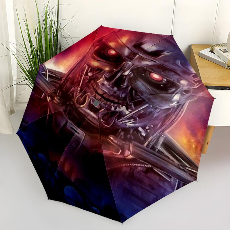 1pc Automated Terminator Head Umbrella, Foldable Design, Iron Frame, Outdoor Use, Ideal Gift for Fans & Travelers.C024
1pc Automated Terminator Head Umbrella, Foldable Design, Iron Frame, Outdoor Use, Ideal Gift for Fans & Travelers.C024