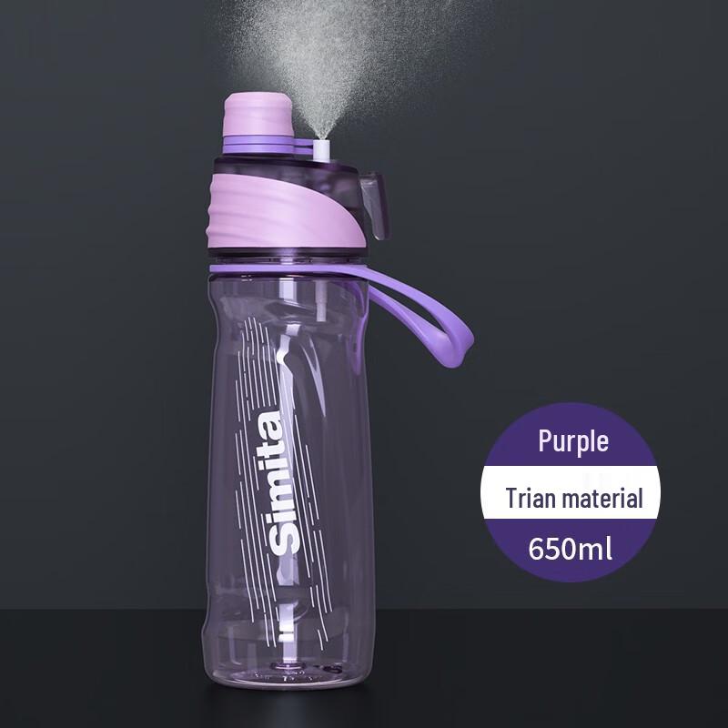 Simita Tritan Portable Spray Sport Water Bottle 650ml
Simita Tritan Portable Spray Sport Water Bottle 650ml