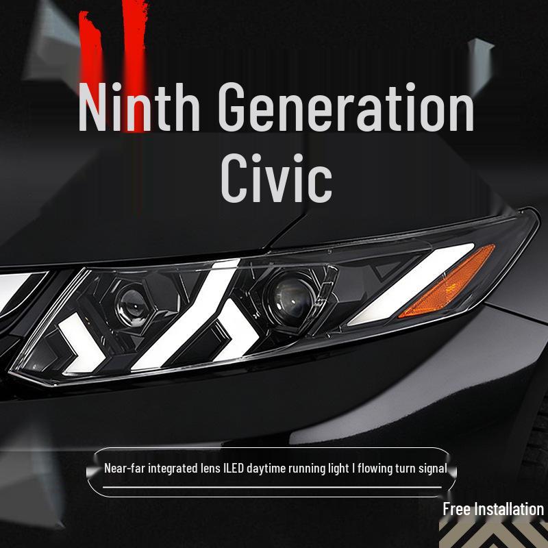 Lamborghini-Style LED Headlights for 12th-15th Gen Honda Civic with Flowing Daytime Running Lights
Lamborghini-Style LED Headlights for 12th-15th Gen Honda Civic with Flowing Daytime Running Lights