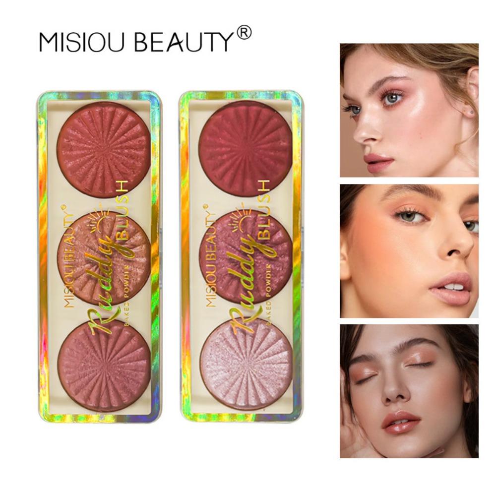 Misiou Beauty Flash Pearl Light, Bright Makeup, 3 -color Grill Plate Natural Nude Makeup Blush Highlight Highlights with Eye Shadow Plate
Misiou Beauty Flash Pearl Light, Bright Makeup, 3 -color Grill Plate Natural Nude Makeup Blush Highlight Highlights with Eye Shadow Plate