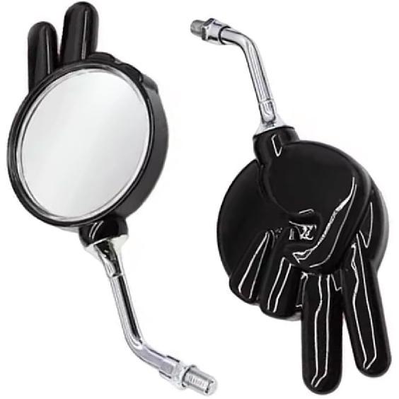 Motorcycle Victory Gesture Side Mirrors, Bar End Rear View Mirrors, Compatible with Various Motorcycle Using Standard 10 mm Side Mirror Screws, 2 чёрный
Motorcycle Victory Gesture Side Mirrors, Bar End Rear View Mirrors, Compatible with Various Motorcycle Using Standard 10 mm Side Mirror Screws, 2 чёрный