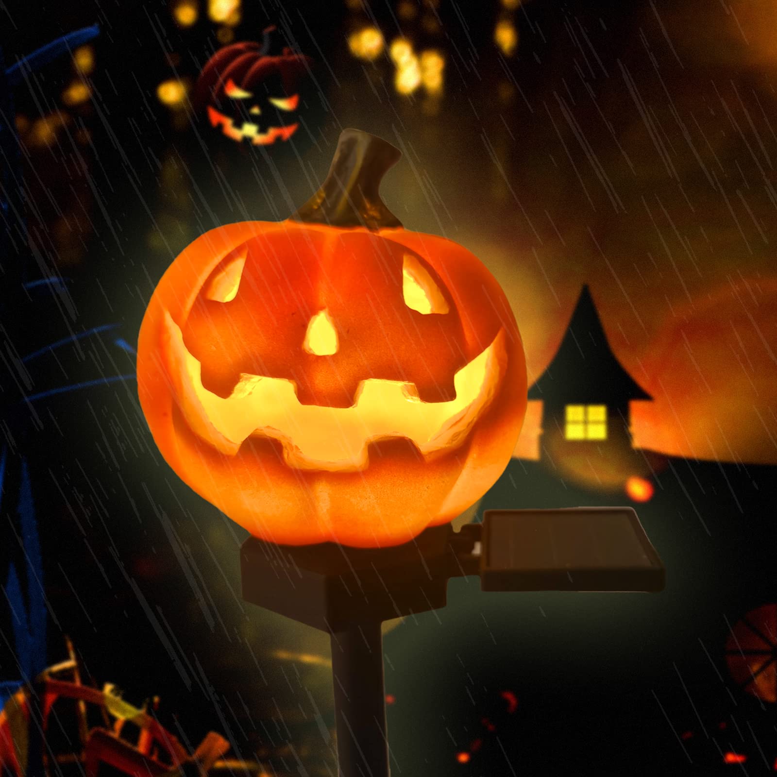 Pumpkin Solar Light - LED Waterproof Pumpkin Light for Garden, Balcony, Yard, Lawn, Pathway, Walkway - Halloween Decorations
Pumpkin Solar Light - LED Waterproof Pumpkin Light for Garden, Balcony, Yard, Lawn, Pathway, Walkway - Halloween Decorations