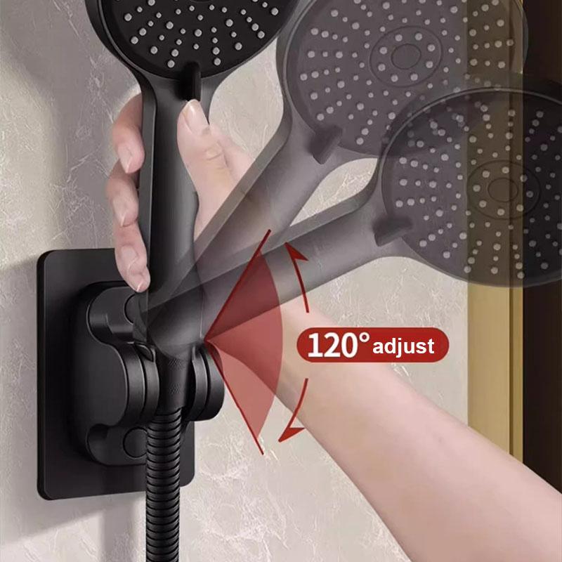 Black/Silver No Drill Showerhead Bracket Universal Shower Head Holder Adjustable Wall Mounted Holder for Bathroom Accessories срібний
Black/Silver No Drill Showerhead Bracket Universal Shower Head Holder Adjustable Wall Mounted Holder for Bathroom Accessories срібний
