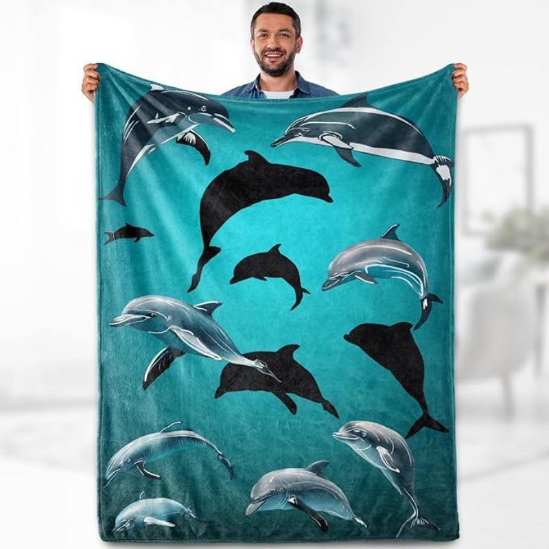 Blue marine animal pattern Flannel printed blanket suitable for all seasons suitable for living room office sofa and travel 75x100cm
Blue marine animal pattern Flannel printed blanket suitable for all seasons suitable for living room office sofa and travel 75x100cm