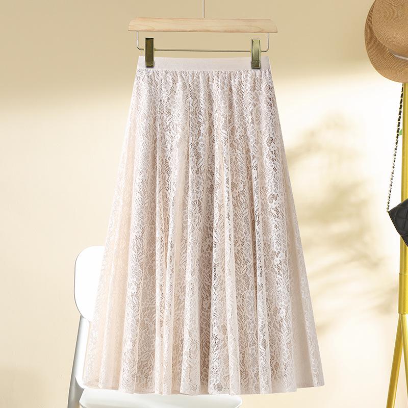 Women s Lace Midi Skirt: 2025 Spring/Summer Petite High Waist Slimming A-line Umbrella Style with Hollow Out Design One size (Recommended weight 85-145 jin) коричневий
Women s Lace Midi Skirt: 2025 Spring/Summer Petite High Waist Slimming A-line Umbrella Style with Hollow Out Design One size (Recommended weight 85-145 jin) коричневий