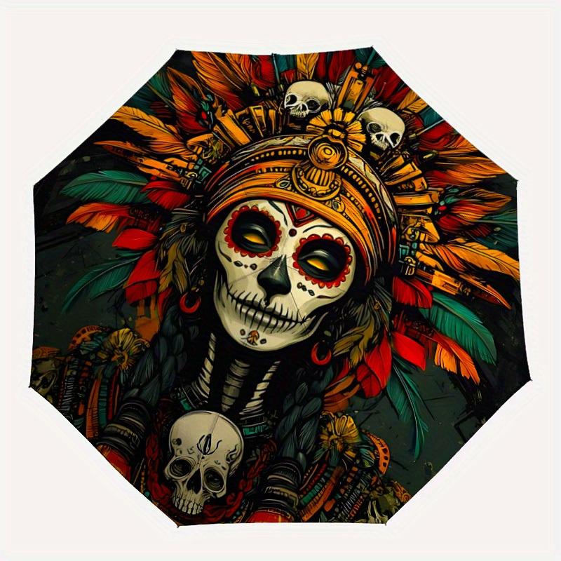 1pc Day of the Dead, Skull Automatic Open/close Umbrella, 8-Rib sturdy structure, Portable Travel Umbrella, Parties, Everyday Use, Outdoor A
1pc Day of the Dead, Skull Automatic Open/close Umbrella, 8-Rib sturdy structure, Portable Travel Umbrella, Parties, Everyday Use, Outdoor A