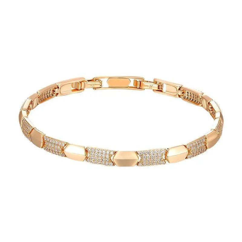 MxGxFam ( 17 см 19 см ) Браслеты для часов Mirco Zircon цвета золота 18 k с покрытием для женщин, модные ювелирные изделия
MxGxFam ( 17 см 19 см ) Браслеты для часов Mirco Zircon цвета золота 18 k с покрытием для женщин, модные ювелирные изделия