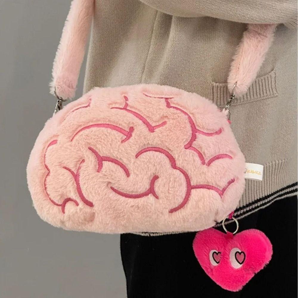 Can move Love Brain Plush Bag Simulated Love Brain Plush Hat Pink Brain Plush Backpack Travel
Can move Love Brain Plush Bag Simulated Love Brain Plush Hat Pink Brain Plush Backpack Travel