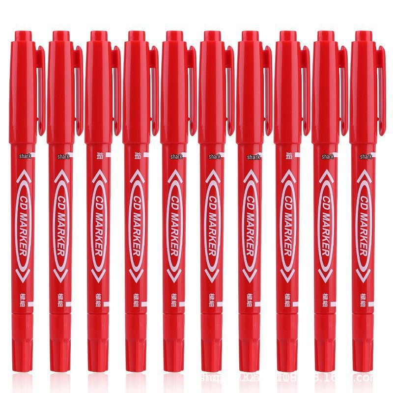 Black Fine-Tip Double-Headed Waterproof Marker Pen for Students
Black Fine-Tip Double-Headed Waterproof Marker Pen for Students