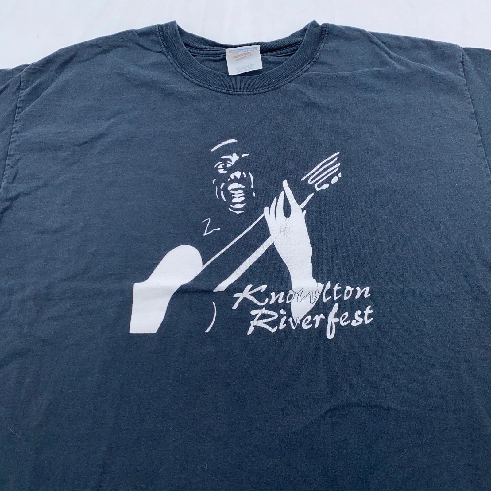 vintage KNOWLTON RIVERFEST CONCERT T-Shirt LARGE rock jazz New Jersey 4XL
vintage KNOWLTON RIVERFEST CONCERT T-Shirt LARGE rock jazz New Jersey 4XL
