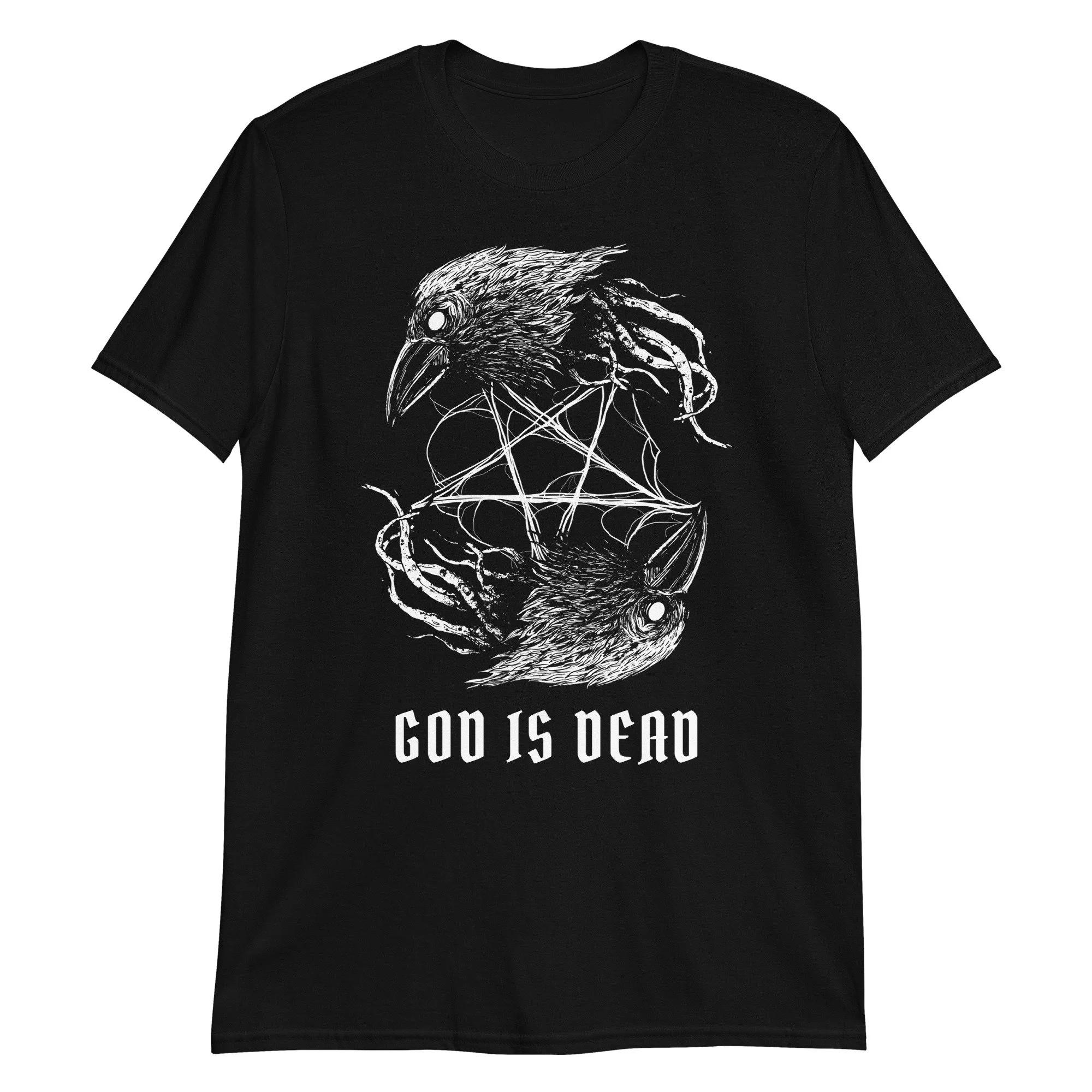 God Is Dead Unisex T-Shirt Pentagram Shirt Antichrist TShirt Hail Satan Tee Satanic Shirt Black Metal Dark Art Shirt Occult T... 5XL
God Is Dead Unisex T-Shirt Pentagram Shirt Antichrist TShirt Hail Satan Tee Satanic Shirt Black Metal Dark Art Shirt Occult T... 5XL
