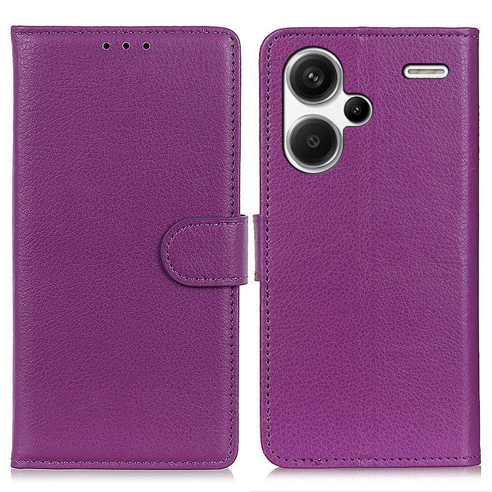 For Xiaomi Redmi Note 13 Pro+ 5G Cell Phone Case Drop-proof Leather Wallet Cover Purple
For Xiaomi Redmi Note 13 Pro+ 5G Cell Phone Case Drop-proof Leather Wallet Cover Purple