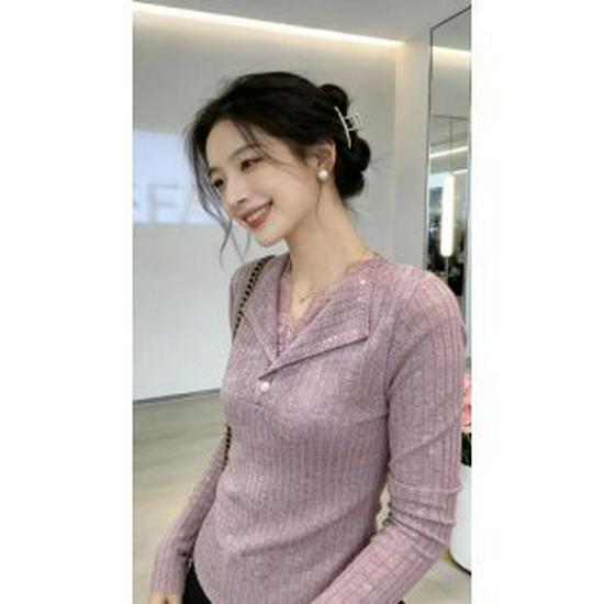 2026 Spring Women s Chic Rhinestone Long Sleeve Casual T-Shirt 3XL (130-140 jin)
2026 Spring Women s Chic Rhinestone Long Sleeve Casual T-Shirt 3XL (130-140 jin)