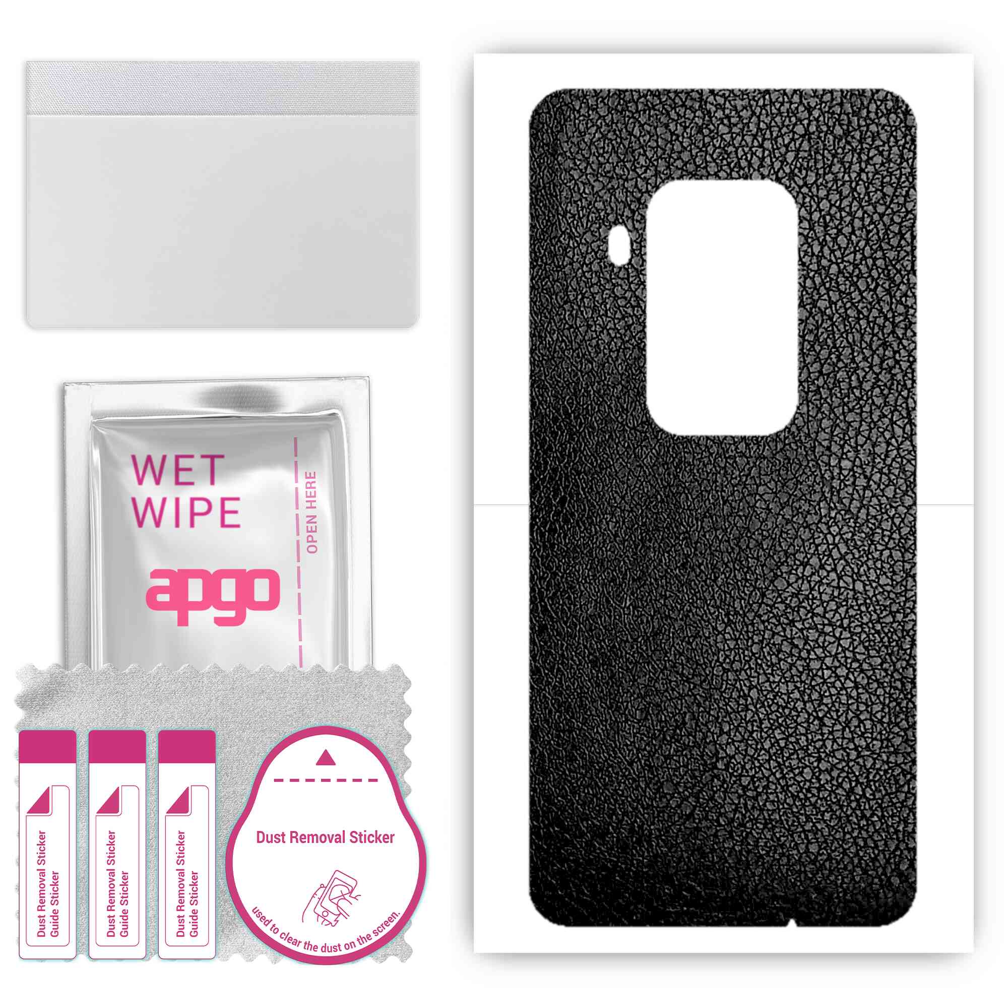 Apgo Protective Skin Sticker for the back compatible with Motorola One Zoom, Wrap Film, Foil, Vinyl - Pattern Black Leather
Apgo Protective Skin Sticker for the back compatible with Motorola One Zoom, Wrap Film, Foil, Vinyl - Pattern Black Leather