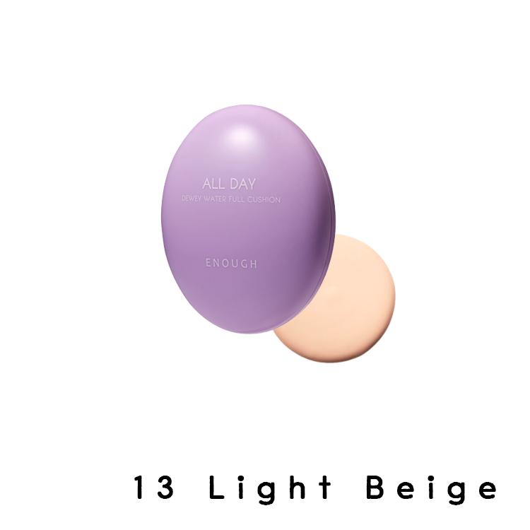 Enough All Day Dewy Water Full Cushion SPF50 PA++++ 12g + Refill 12g (6 Options) #No. 13 x 1pcs
Enough All Day Dewy Water Full Cushion SPF50 PA++++ 12g + Refill 12g (6 Options) #No. 13 x 1pcs