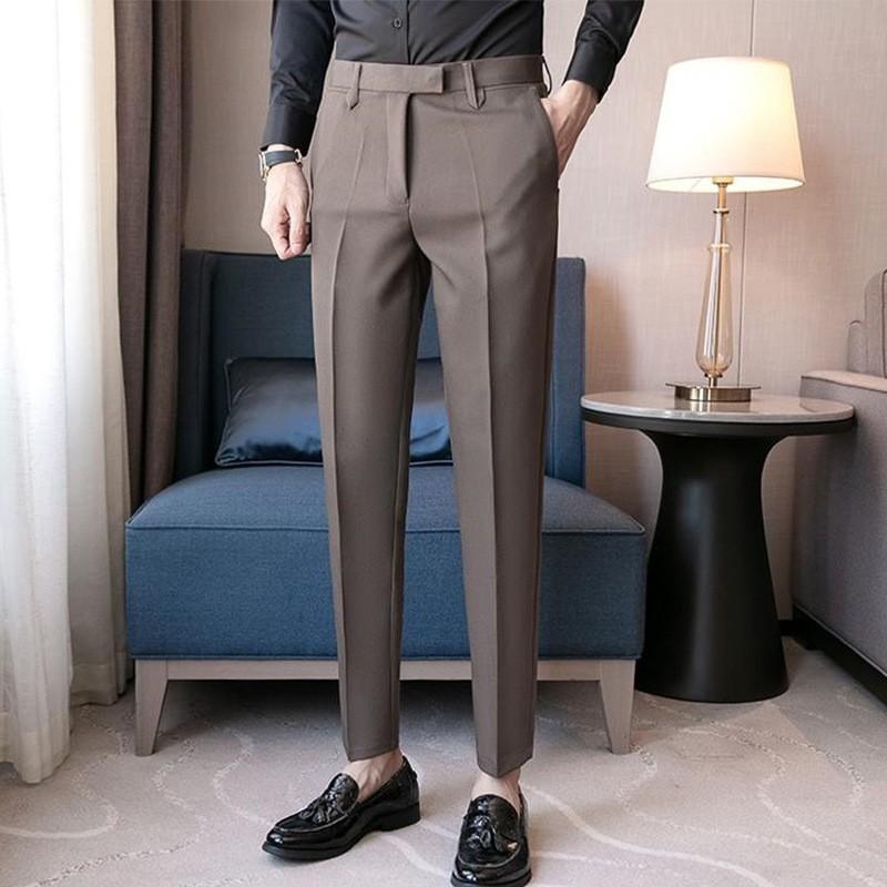 Gentleman s Coffee Color Business Suit Pants Casual Draped Trousers for Men Fashionable Spring Autumn Small Foot 38
Gentleman s Coffee Color Business Suit Pants Casual Draped Trousers for Men Fashionable Spring Autumn Small Foot 38