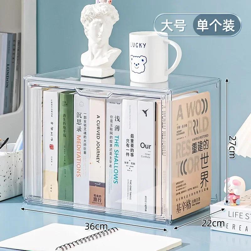 Transparent Plastic Storage Box A4 Size Stackable Desktop Organizer Large Capacity Container for Book Document Toy Sundries
Transparent Plastic Storage Box A4 Size Stackable Desktop Organizer Large Capacity Container for Book Document Toy Sundries