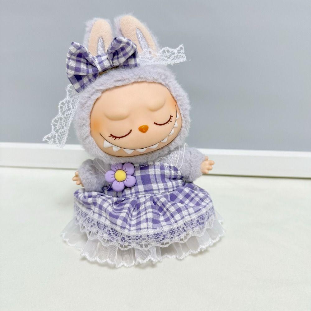 White Plaid Sitting Labubu Time Cloth Handmade Dimoo Plush Dolls Clothes Children Gift Style 2
White Plaid Sitting Labubu Time Cloth Handmade Dimoo Plush Dolls Clothes Children Gift Style 2