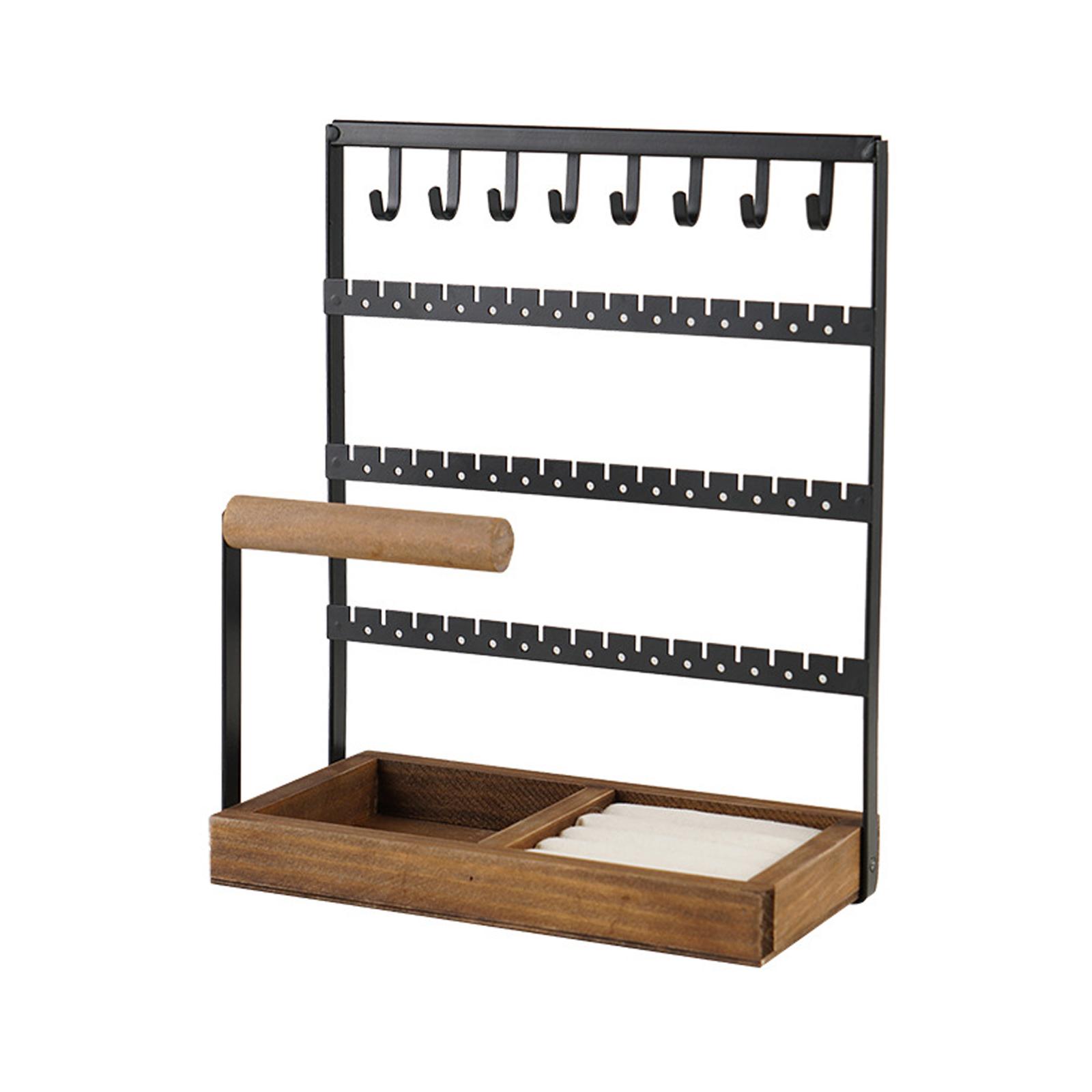 Jewelry Rack Stand Multiple Tiers Display Organize Jewelry Stand for Bedroom Bathroom Black
Jewelry Rack Stand Multiple Tiers Display Organize Jewelry Stand for Bedroom Bathroom Black