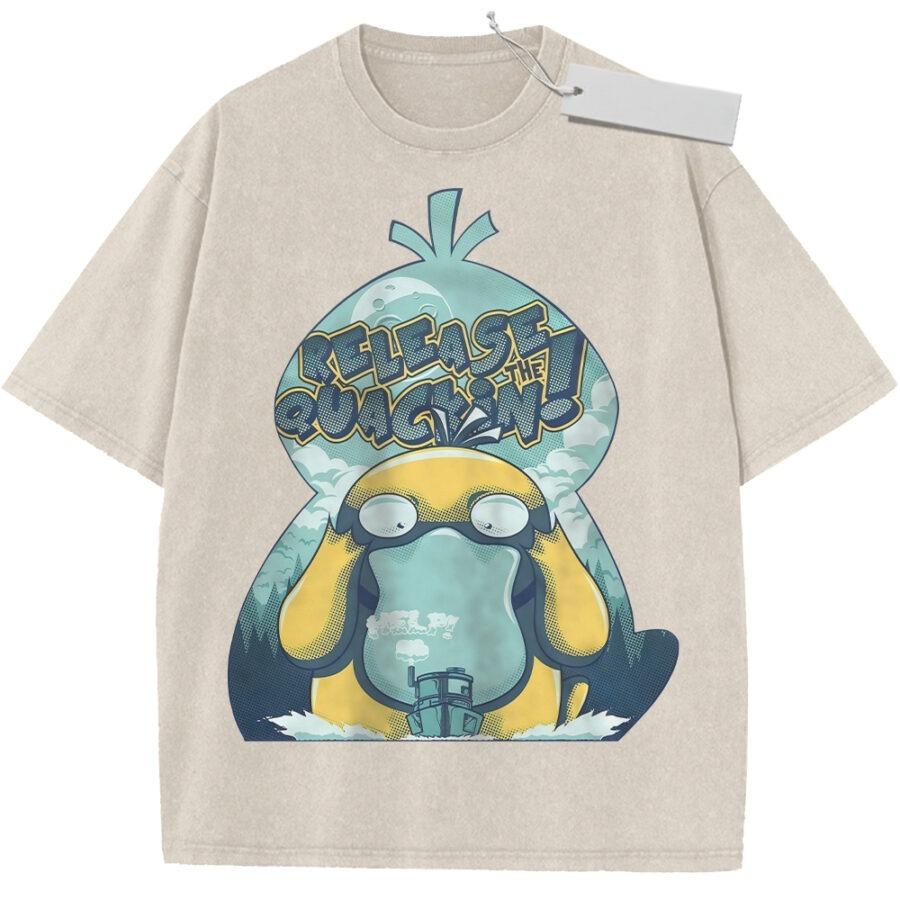 Summer Mens Beige Washed T Shirt Pokemon Psyduck Release Quack Attack High Quality Fabric for Casual Shopping M
Summer Mens Beige Washed T Shirt Pokemon Psyduck Release Quack Attack High Quality Fabric for Casual Shopping M