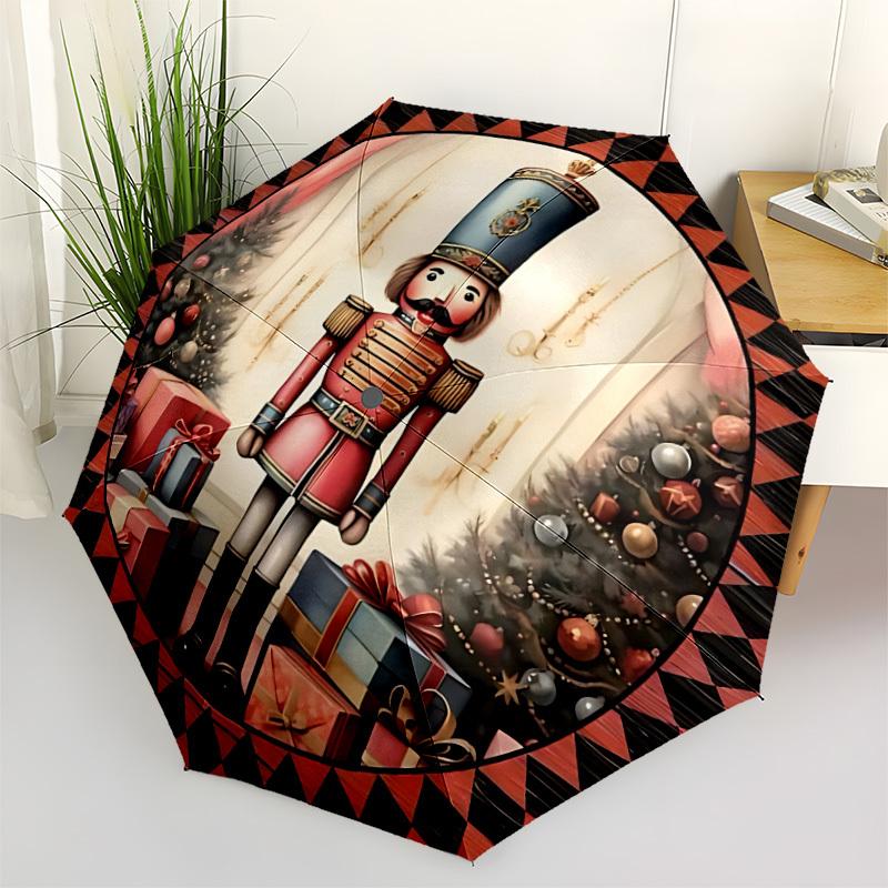 1pc Nutcracker Christmas Automatic Folding Umbrella - Portable Collapsible Design, 8-Rib Iron Frame, Durable Fabric yy251125092
1pc Nutcracker Christmas Automatic Folding Umbrella - Portable Collapsible Design, 8-Rib Iron Frame, Durable Fabric yy251125092