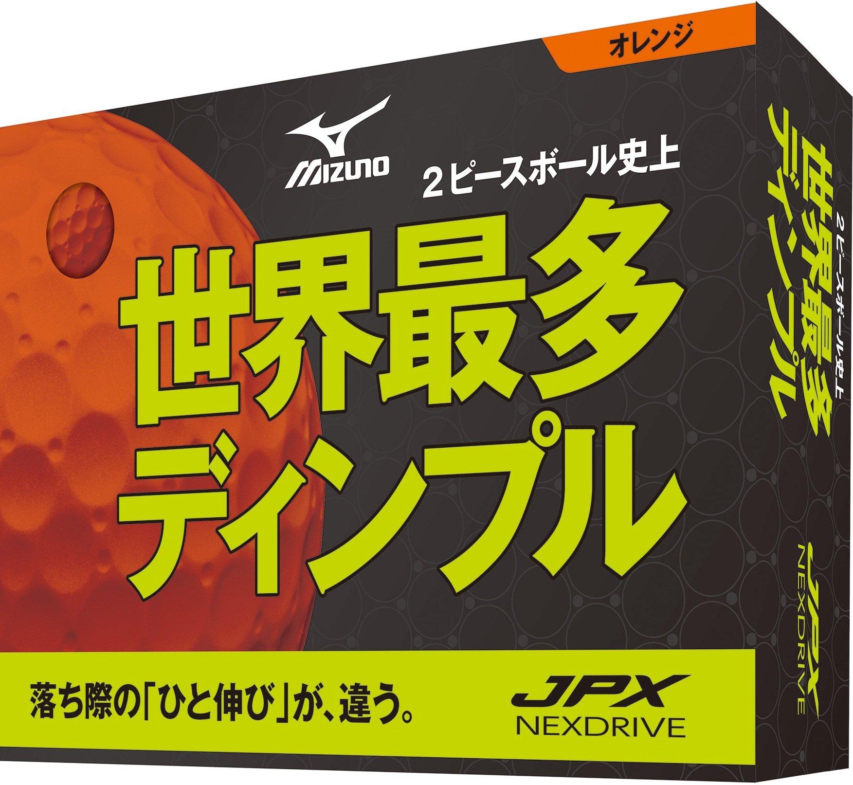 MIZUNO JPX NexDrive Golf 1 Dozen Balls, Unisex, 5NJBM72540, Orange,
MIZUNO JPX NexDrive Golf 1 Dozen Balls, Unisex, 5NJBM72540, Orange,