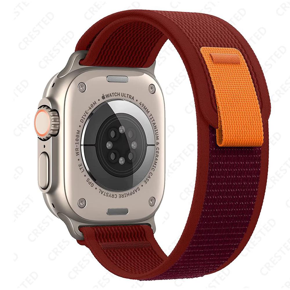 Ремінець Trail Loop для Apple Watch Ultra 3 2 ремінець 49мм 46мм 44мм 40мм 45мм 41мм 42мм Correa Браслет iWatch Series 11 10 SE 2028 44 45 46 49 mm вина червоного кольору
Ремінець Trail Loop для Apple Watch Ultra 3 2 ремінець 49мм 46мм 44мм 40мм 45мм 41мм 42мм Correa Браслет iWatch Series 11 10 SE 2028 44 45 46 49 mm вина червоного кольору