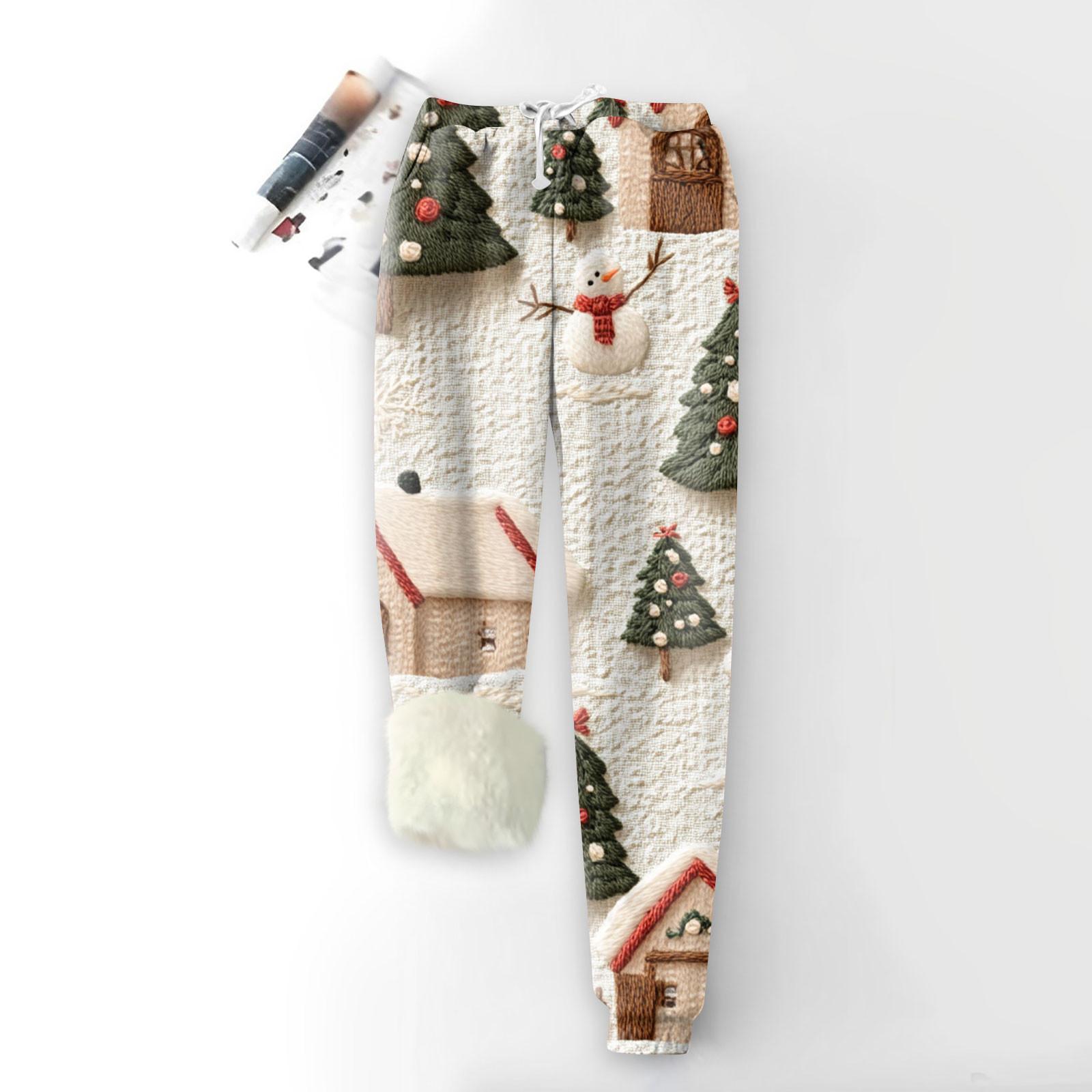 Женские модные рождественские спортивные свободные утолщенные теплые флисовые брюки с принтом XXXL
Женские модные рождественские спортивные свободные утолщенные теплые флисовые брюки с принтом XXXL