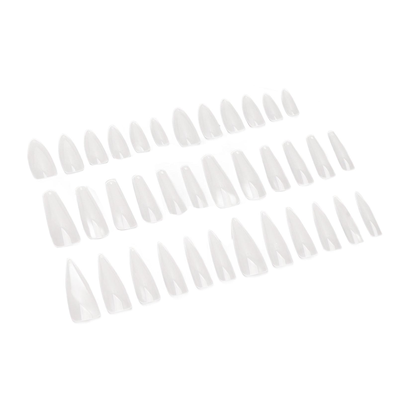 360pcs Frosted Nails Tips Coffin Almond Stiletto Shaped Full Cover Clear Long Lightweight False Nail
360pcs Frosted Nails Tips Coffin Almond Stiletto Shaped Full Cover Clear Long Lightweight False Nail
