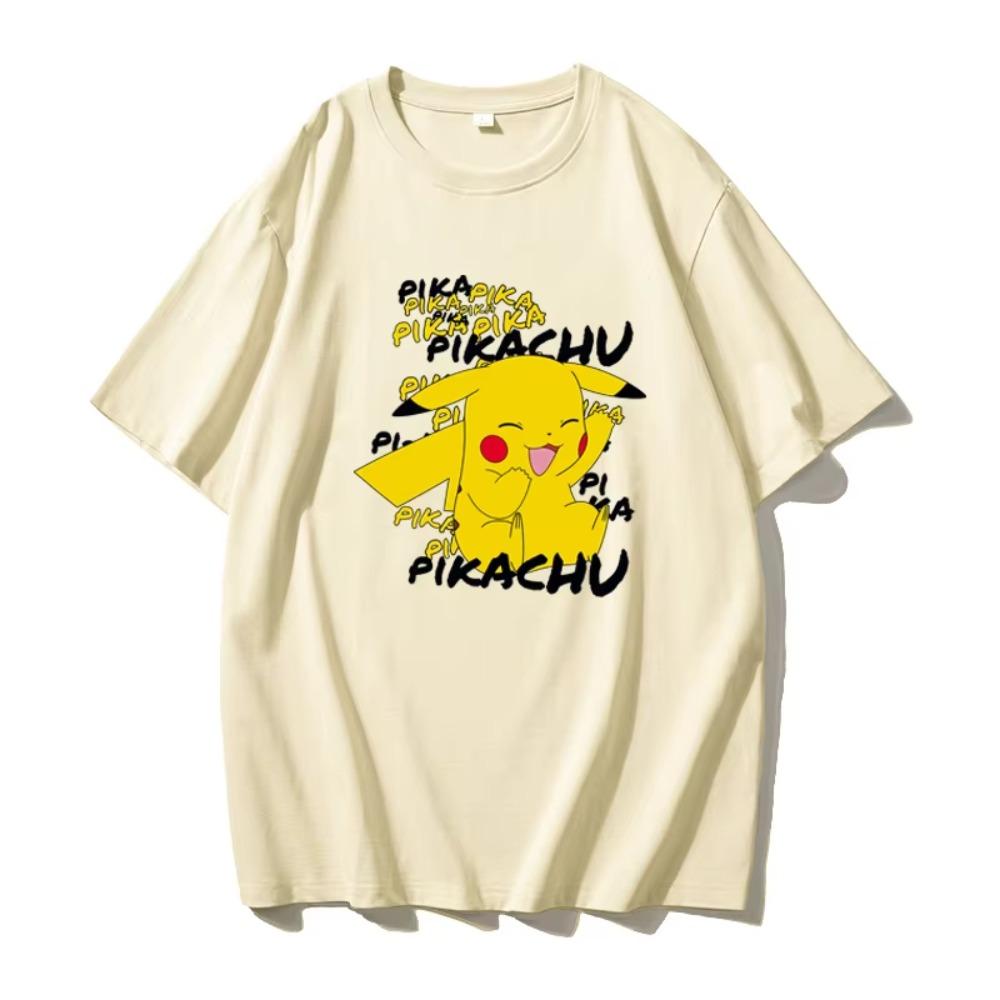 MINISO Pikachu Printed Short-sleeved T-shirt for Men and Women Cotton Round-neck Casual and Trendy Short-sleeved S
MINISO Pikachu Printed Short-sleeved T-shirt for Men and Women Cotton Round-neck Casual and Trendy Short-sleeved S