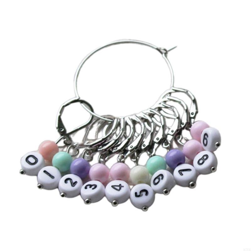 H7EE 10Pcs Number Stitching Marker Acrylic Crochet Stitching Marker Charm Removable Lobster Clasps, Locking Stitching Marker срібний
H7EE 10Pcs Number Stitching Marker Acrylic Crochet Stitching Marker Charm Removable Lobster Clasps, Locking Stitching Marker срібний