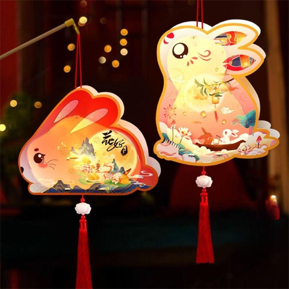 Handmade Handheld Rabbit Lantern Glowing Light-Up Bunny Lantern Party Decoration Style5
Handmade Handheld Rabbit Lantern Glowing Light-Up Bunny Lantern Party Decoration Style5