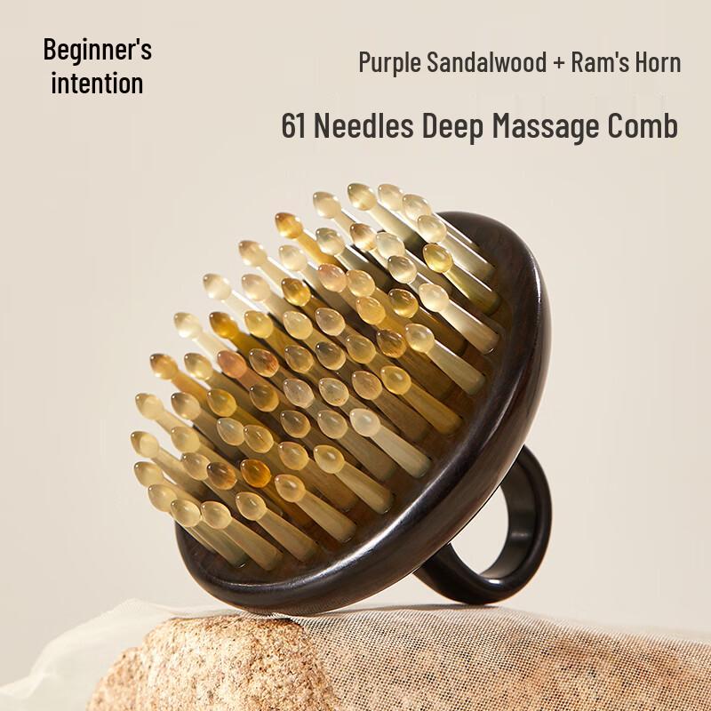 Purple Sandalwood Finger Ring Massage Comb Gift Set
Purple Sandalwood Finger Ring Massage Comb Gift Set