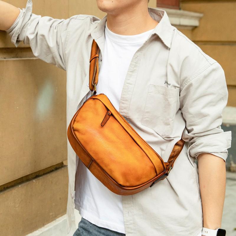 Men s Genuine Leather Crossbody Bag First Layer Cowhide Vintage Washed Color Dumpling Casual Versatile Shoulder Trendy 24x9x16cm
Men s Genuine Leather Crossbody Bag First Layer Cowhide Vintage Washed Color Dumpling Casual Versatile Shoulder Trendy 24x9x16cm