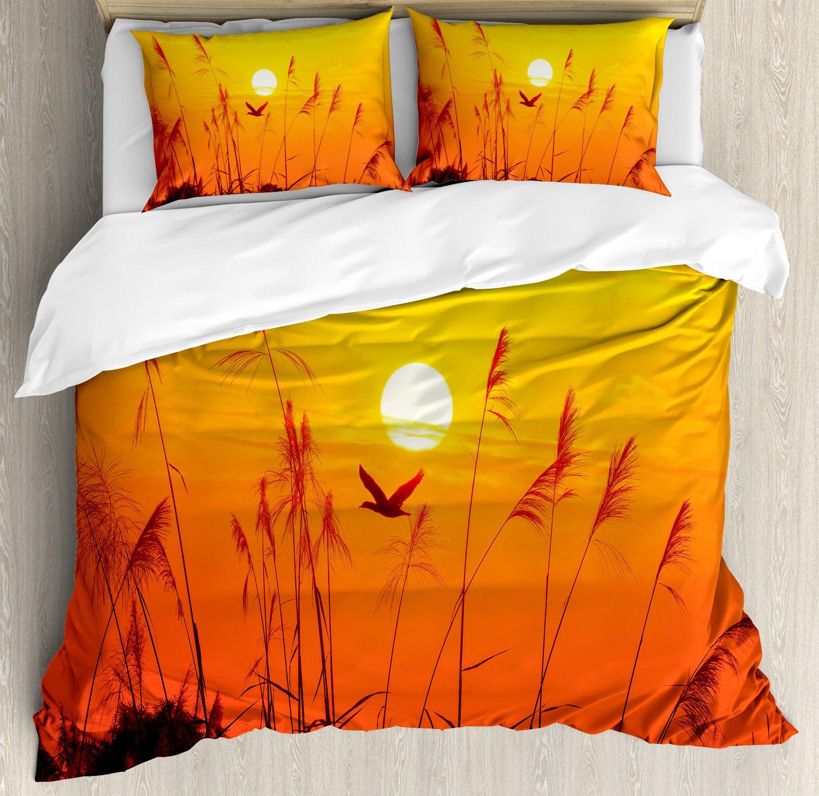 Scenery Duvet Covers For Teens Adults Queen Dusk Orange Sunset Quilt Cover With 2 Pillowcase Romantic Sunset Birds Bedding Set EU Single(135x200cm)
Scenery Duvet Covers For Teens Adults Queen Dusk Orange Sunset Quilt Cover With 2 Pillowcase Romantic Sunset Birds Bedding Set EU Single(135x200cm)