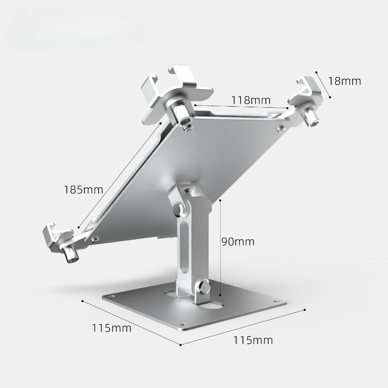 Wall Mounted Tablet Stand Adjustable Rotating Metal Desktop with Lock Anti-theft Multifunctional Folding Stand срібний
Wall Mounted Tablet Stand Adjustable Rotating Metal Desktop with Lock Anti-theft Multifunctional Folding Stand срібний