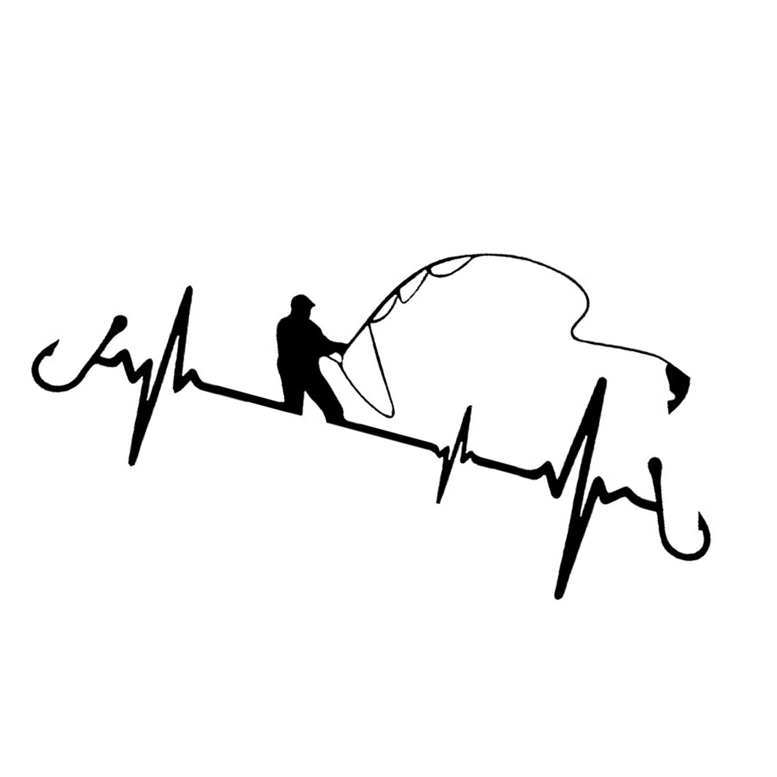 Waterproof Fishing Heartbeat Design Vinyls Sticker Decal with Easy Installation for Motorcycle and Car Decoration
Waterproof Fishing Heartbeat Design Vinyls Sticker Decal with Easy Installation for Motorcycle and Car Decoration