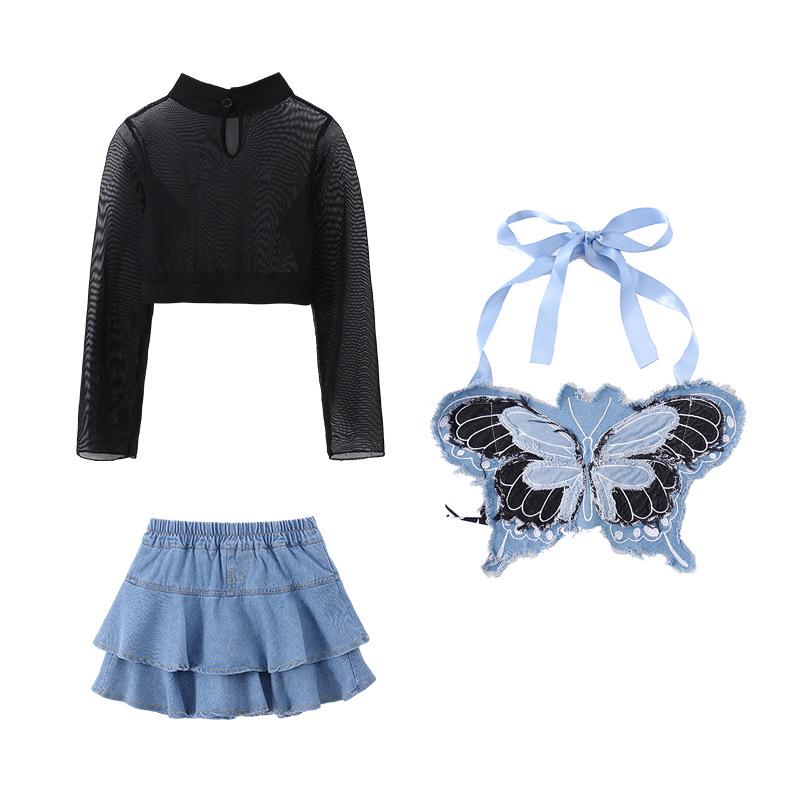 Дівчачий японський вуличний танець джазовий костюм - Дитячий хіп-хоп костюм для виступу 140cm
Дівчачий японський вуличний танець джазовий костюм - Дитячий хіп-хоп костюм для виступу 140cm