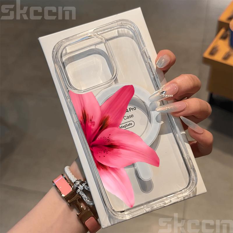 Realistic Lily Flower Print Clear Phone Case For iPhone 16E 16 15 14 13 12 11 Pro Max Plus XS XR Magnetic Wireless Charge Cover iPhone 12 Mini
Realistic Lily Flower Print Clear Phone Case For iPhone 16E 16 15 14 13 12 11 Pro Max Plus XS XR Magnetic Wireless Charge Cover iPhone 12 Mini