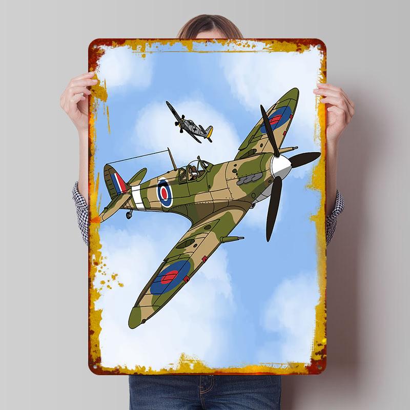 A North American P51 Metal Poster Customized Wall Art Retro Vintage Tinplate Signs for Coffee Bar Accessories Mancave Decoration 7.9x11.8In(20x30cm)
A North American P51 Metal Poster Customized Wall Art Retro Vintage Tinplate Signs for Coffee Bar Accessories Mancave Decoration 7.9x11.8In(20x30cm)