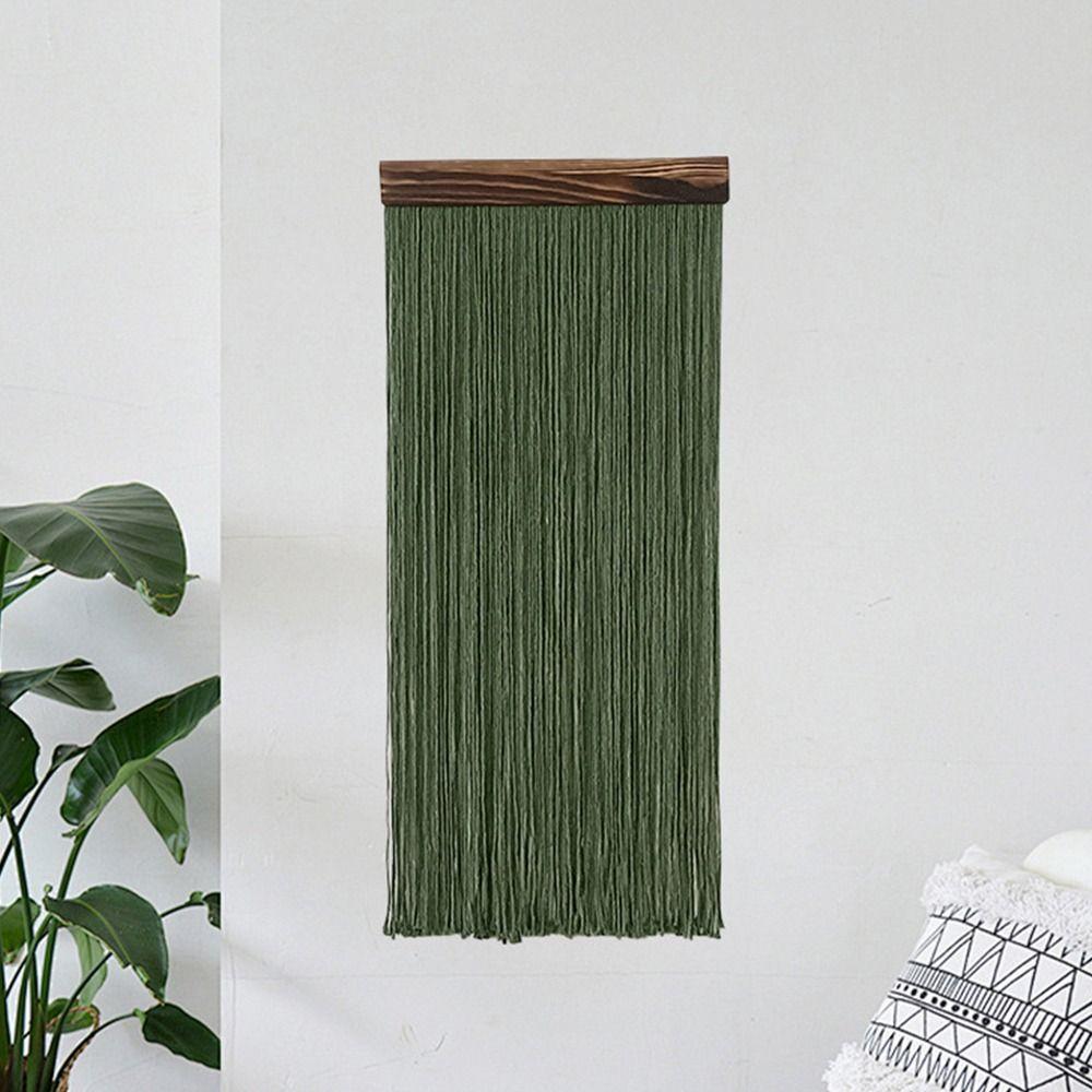 Wooden Curtain Tapestry Tassel Cotton Rope Tapestry Boho Decor Wall Hanging Tapestry House Style 5
Wooden Curtain Tapestry Tassel Cotton Rope Tapestry Boho Decor Wall Hanging Tapestry House Style 5