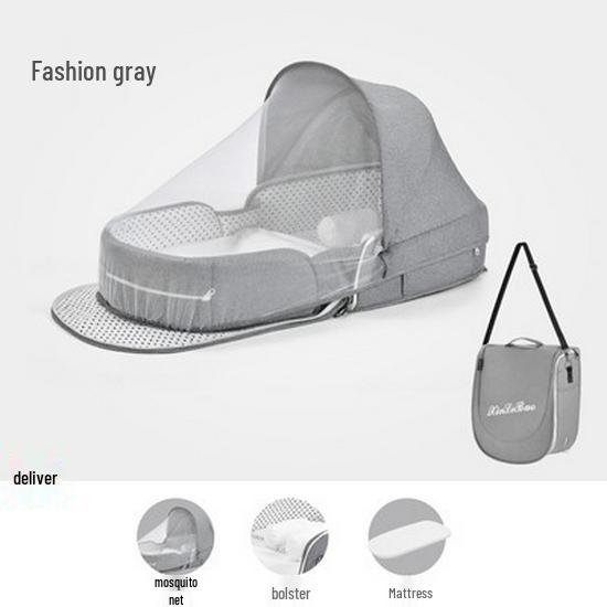 Portable Anti-Pressure Newborn Sleeping Crib with Bionic Design
Portable Anti-Pressure Newborn Sleeping Crib with Bionic Design