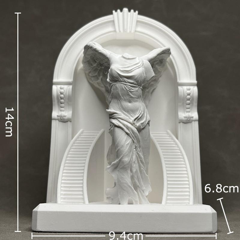 Creative Victory Goddess Figures Plaster Statue Desk Decoration Artwork Ornaments Characters Sculpture Room Aesthetic Decor
Creative Victory Goddess Figures Plaster Statue Desk Decoration Artwork Ornaments Characters Sculpture Room Aesthetic Decor