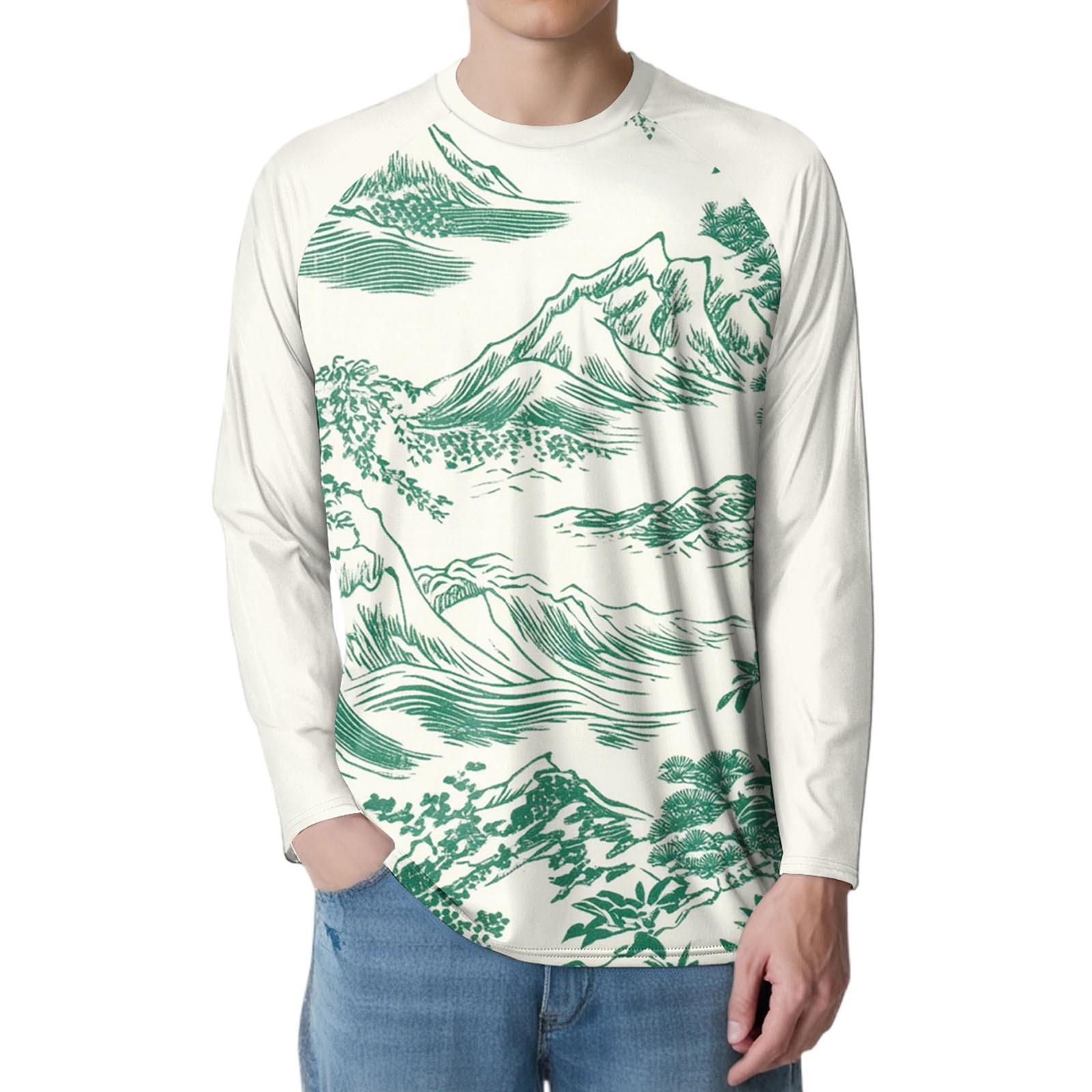 Мужская мода принтованный реглан длинный рукав спортивный топ XXL белый
Мужская мода принтованный реглан длинный рукав спортивный топ XXL белый