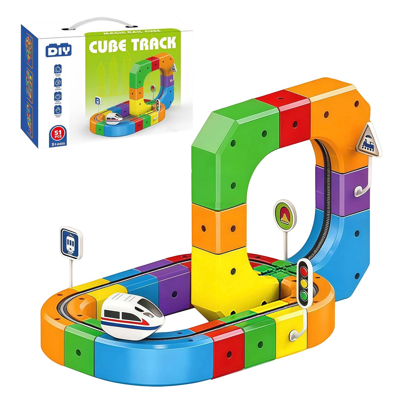Three Dimensional Rail Car, Building Block Track Toys, Exercise Children s Hand Eye Coordination
Three Dimensional Rail Car, Building Block Track Toys, Exercise Children s Hand Eye Coordination