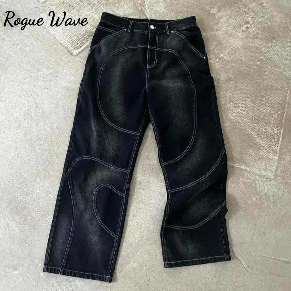 RogueWave Streetwear Vintage Jeans Men Women Harajuku Distressed Denim Pants Y2K Punk Letter Graphic Patch Trousers XXL
RogueWave Streetwear Vintage Jeans Men Women Harajuku Distressed Denim Pants Y2K Punk Letter Graphic Patch Trousers XXL