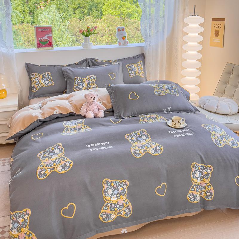 Зимний комплект простыней из четырех предметов, небольшой свежий чистый хлопок с начесом, простыня, пододеяльник, общежитие, мультяшный подарок, оптовая продажа 1.8m Fitted sheet
Зимний комплект простыней из четырех предметов, небольшой свежий чистый хлопок с начесом, простыня, пододеяльник, общежитие, мультяшный подарок, оптовая продажа 1.8m Fitted sheet